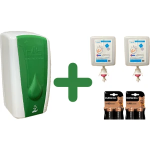 1 L  Sensörlü Dezenfektan Dispenser Cihazı + 2 Litre Dezenfektan Kartuş