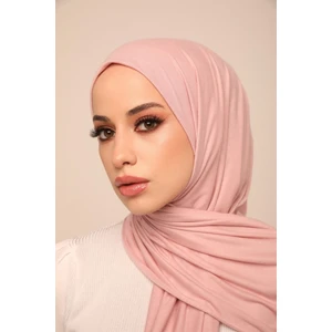 Viskon Pamuk Penye Şal - Pembe