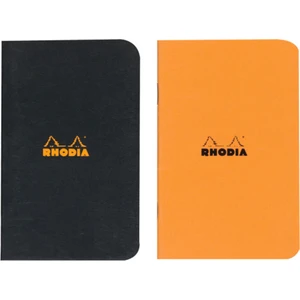 RD119152 Basic Kareli Turuncu Siyah Renk Not Defteri 7,5X12 cm
