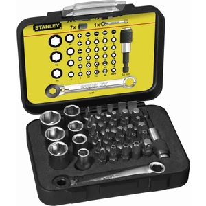 1-13-907 Fatmax 39'lu ¼ Bits + Lokma Seti Manyetik Tutucu ve Cırcır Kollu