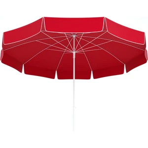 Tevalli Parasols 200 cm Elite Taşıma Çantalı Polyester Plaj Şemsiye - Kırmızı