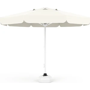 Tevalli Parasols 300 cm Q Megaipli Sistem Alüminyum Şemsiye - Krem - 70 Lt Su Bidonu