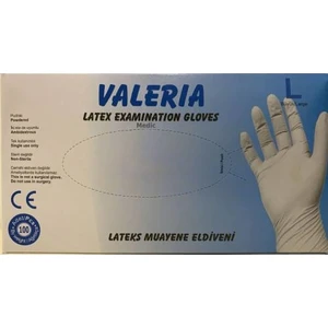 Lateks Eldiven Large Pudralı 100 Adet