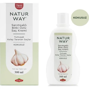 Naturway Sarımsaklı Bitki Özlü Kokusuz Saç Kremi 300 ml