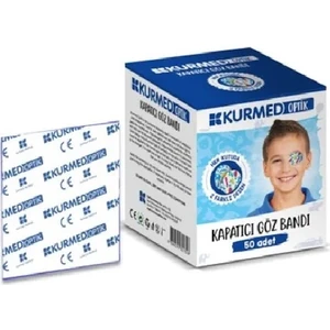 Optik Erkek Çocuk Göz Kapama Bandı 50 Adet Tekli Paketli