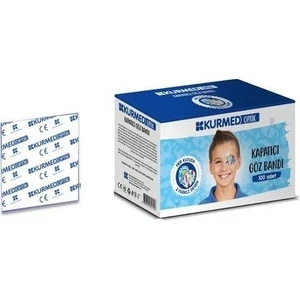 Optik Erkek Çocuk Göz Kapama Bandı 100 Adet Tekli Paketli
