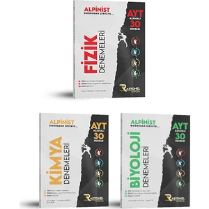 Rasyonel Yayınları Alpinist AYT Fizik-Kimya-Biyoloji Branş Denemeleri