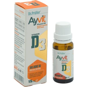 Dr. Prüfer Ayvit D3 Damla 50.000 Iu 15 Ml.