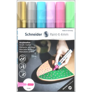 320-120296 Paint It 4 mm 6'lı Akrilik Marker Kalem