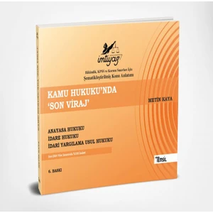 Kamu Hukuku’Nda ‘Son Viraj - Metin Kaya