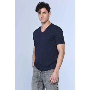 Ecko Unltd Forester Lacivert Erkek V Yaka Tshirt