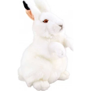 Animals Of The World Beyaz Tavşan Peluş Oyuncak 28 cm