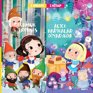2 Hikaye 1 Kitap Pamuk Prenses Alice Harikalar Diyarında