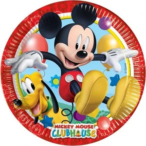Süsle Bebek ve Parti Mickey Playful Tabak - 8 Adet