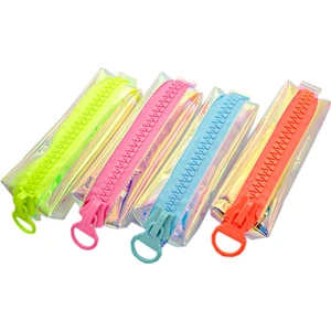 4172 Metalik Büyük Boy Zipper Kalemkutu