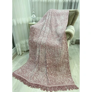 Özlü Home Lüks Pamuklu Koltuk-Çekyat Örtüsü Kiremit