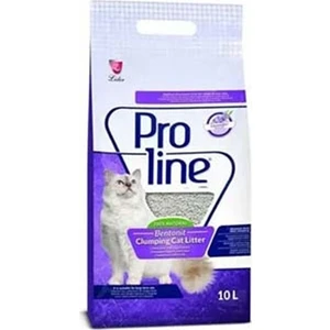 Pro Line Proline Lavanta Kokulu Bentonite Topaklanan Kedi Kumu 10 lt