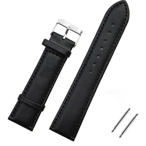 Daniel Wellington Saat Uyumlu Klasik Siyah Renk Deri Saat Kordonu Kayışı