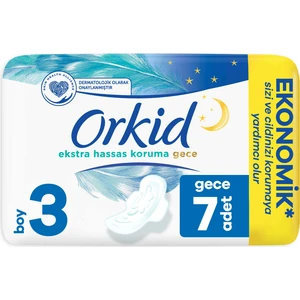 Extra Hassas Koruma Gece ekonomik Paket 7 Ped