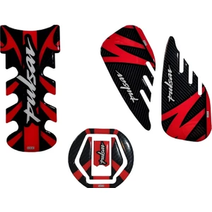 Bajaj Pulsar 200 Ns Tank Pad Set Kırmızı