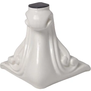 Sultan Ayak Koltuk-Kanepe-Tv Ünitesi Ayağı -Plastik Mobilya Ayağı -Beyaz Renk- 14 Cm- 4 Adet