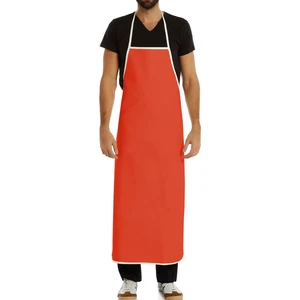 Dr. Mia Pvc Bulaşık Önlüğü Sıvı Geçirmez Mutfak Önlüğü Astarlı Beyaz