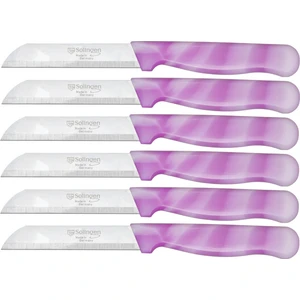 Mermer Desenli Pembe 6’lı Meyve Bıçağı Set