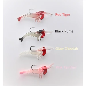 Silikon Karides 7 cm 12 gr Fosforlu Gövde