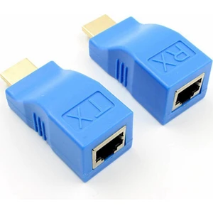 30 Metre HDMI Uzatma Aparatı CAT5E Cat6 HDMI Extender 3D Full Hd 1080P
