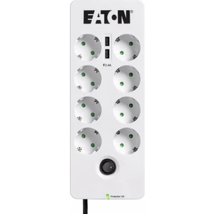 8'li Akım Korumalı Priz ve 2 USB Girişi (8'li Schuko,Telefon ve TV Korumalı)
Eaton Protection Box 6 USB DIN-PB6UD