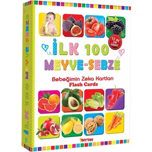 Diy Toy Bebeğimin Zeka Kartları: Ilk 100 Meyve Sebze