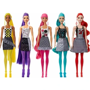 Color Reveal Renk Değiştiren Sürpriz Barbie Renk Bloklu Bebekler Seri 2 GWC56
