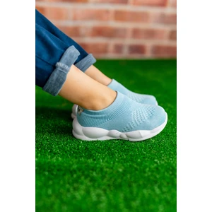 First Step Ultra Hafif Memory Foam Iç Taban Çocuk Triko Spor Ayakkabı MAVI-M-1002