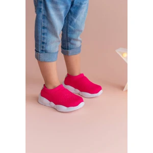 First Step Ultra Hafif Memory Foam Iç Taban Çocuk Triko Spor Ayakkabı FUŞYA-M-1002
