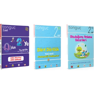 Tonguç Akademi 2. Sınıf Konu-Soru-Okuduğunu Anlama-Dört Dörtlük Matematik