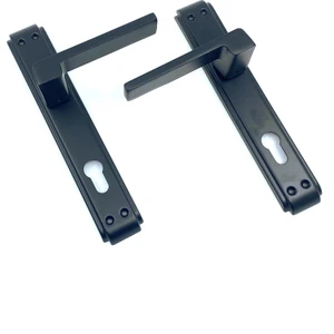 Anka/anka Aynalı (Yale) Kapı Kolu Mat Siyah