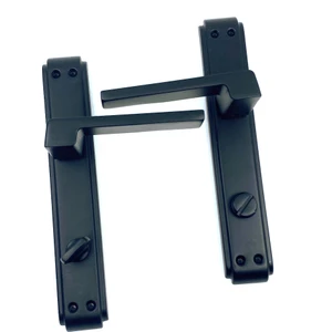 Anka/anka Aynalı (Wc) Kapı Kolu Mat Siyah (Sağ)