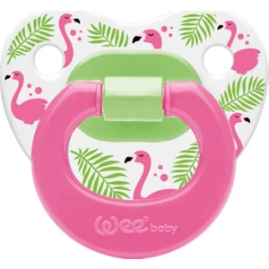 Wee Baby Desenli Damaklı Emzik No:1 0-6AY 833 Pembe