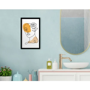Bk Gift Banyo Dekoratif Ahşap Siyah Çerçeveli Tablo-5