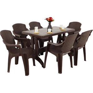 Fiesta 6+1 Masa Takımı 70x120 cm Masa,fiesta Koltuk Ile