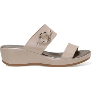 Nine West Damonıca 1fx Bej Kadın Dolgu Topuklu Terlik