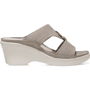 Nine West Cadocıa 1fx Gri Kadın Dolgu Topuklu Terlik