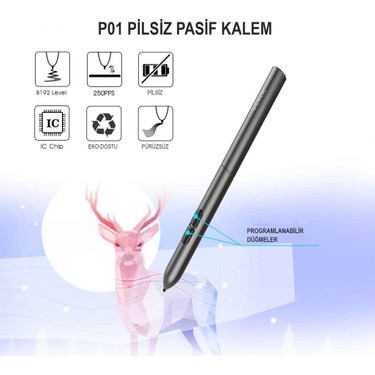 Veikk S640 6 x 4 8192 Levels 5080 LPI Grafik Tablet + Kalem Fiyatı