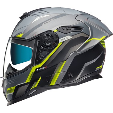 Nexx SX.100R Grıdlıne Mat Gri-Neon Sarı Kask Fiyatı
