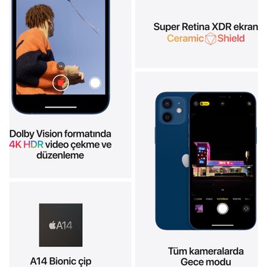 iPhone 12 Mini 64 GB Yeşil Fiyatı - Taksit Seçenekleri