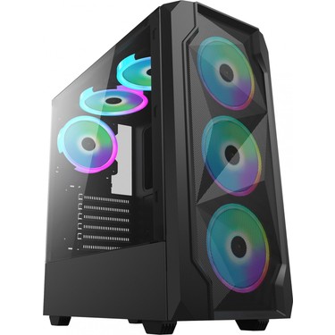 Gameforce GF-8010 Oyuncu Kasası 4X120 mm Rainbow Fanlı Fiyatı