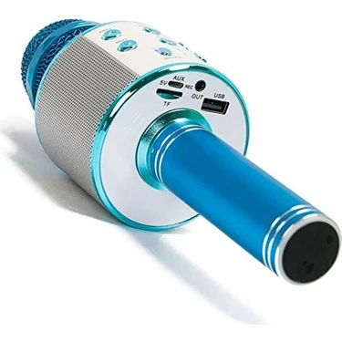  Tatu Handheld Ktv Karaoke Mikrofon Blue