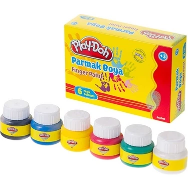 Play-Doh Parmak Boyası 6 Renk 30 Ml