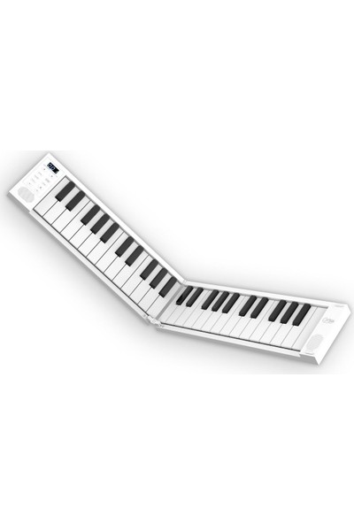 Blackstar Carry-On Folding 49 Tuşlu Taşınabilir &amp; Katlanabilir Dijital Piyano (Beyaz)