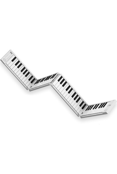 Blackstar Carry-On Folding 88 Tuşlu Taşınabilir &amp; Katlanabilir Dijital Piyano (Beyaz)